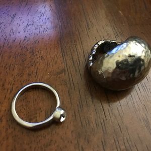 Gold tone silver tone ring lot